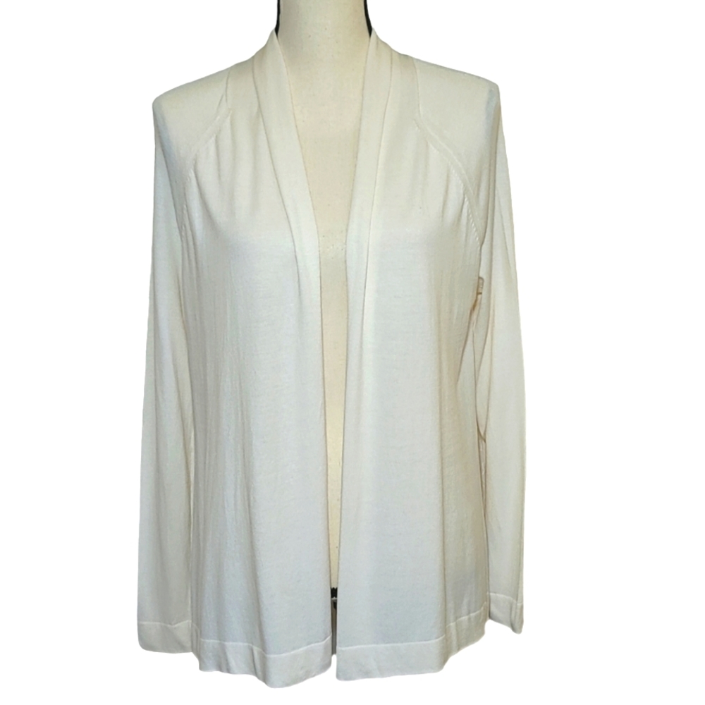 Women's Loft Open Front Cardigan With Split Side Hem NWT